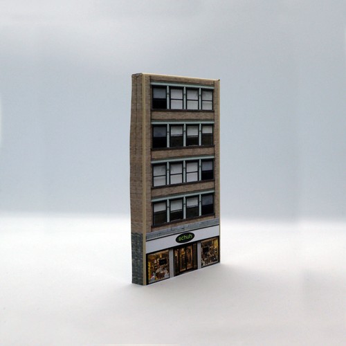 TT Gauge Buildings Town Shops Paquete de 8 Tarjetas Bajo Alivio Escala 1/120 Set 2 - Imagen 2 de 9