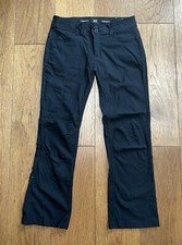 prAna Pants Women 10 X 29 Hemmed Standard Fit Stretch Hiking Black