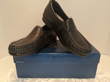 SAS Women's Twin Black Slip On Shoes 1970-013 Sz 8M Made In USA New $160