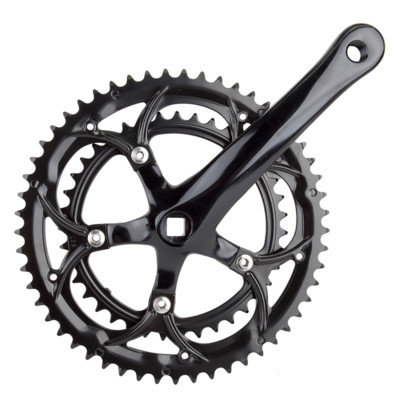 Sunlite Alloy Double Crankset Sunlt Rd 170x53/39 Sq Blk