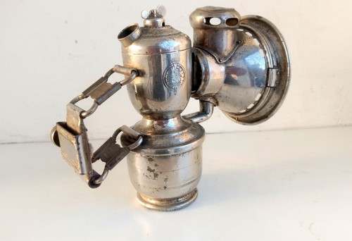Vintage Rare Joseph Lucas ACETA No310 Bicycle Carbide Brass Lamp Lantern England - Picture 4 of 12