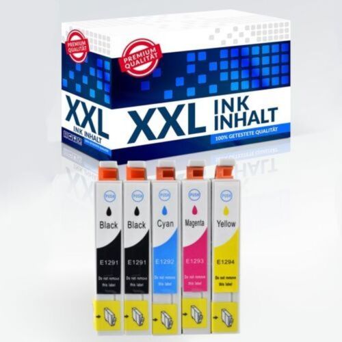 5x Tintenpatrone kompatibel für Epson Stylus - SX 230,  SX 420 W, SX 525 WD - Bild 1 von 8