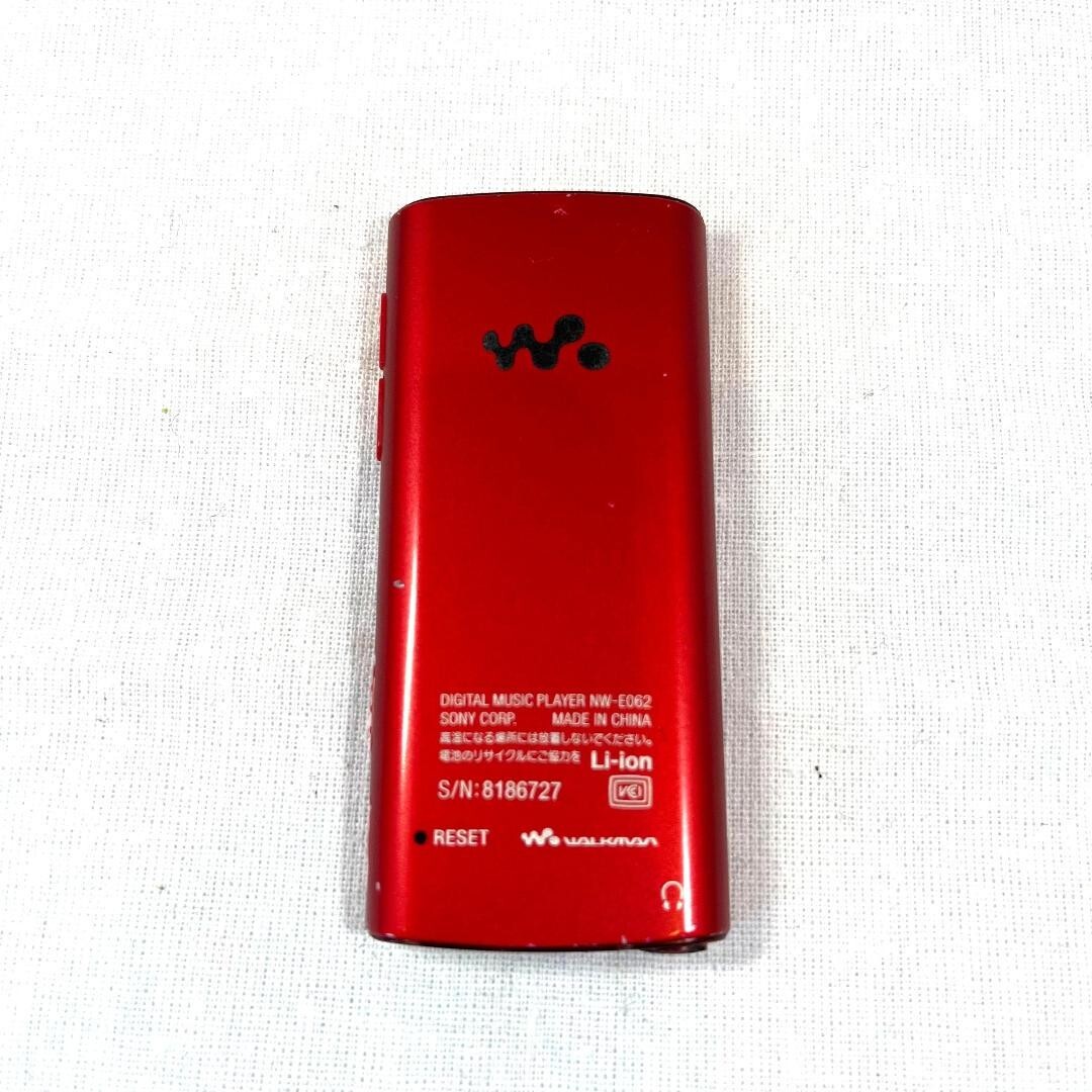 SONY Walkman NW-E062 MP3 2GB Digital Media Player Red Used Japan