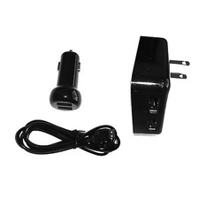 HOME  CAR CHARGER KIT for MIDLAND XTC260VP3 HD Wearable Video Camera