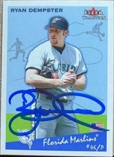 Ryan Dempster Autographed 2002 Fleer Tradition #183