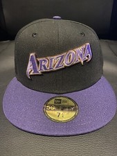 Hat Club 59Fifty Arizona Diamondbacks 2001 World Series Patch Jersey Hat- 7 1/4
