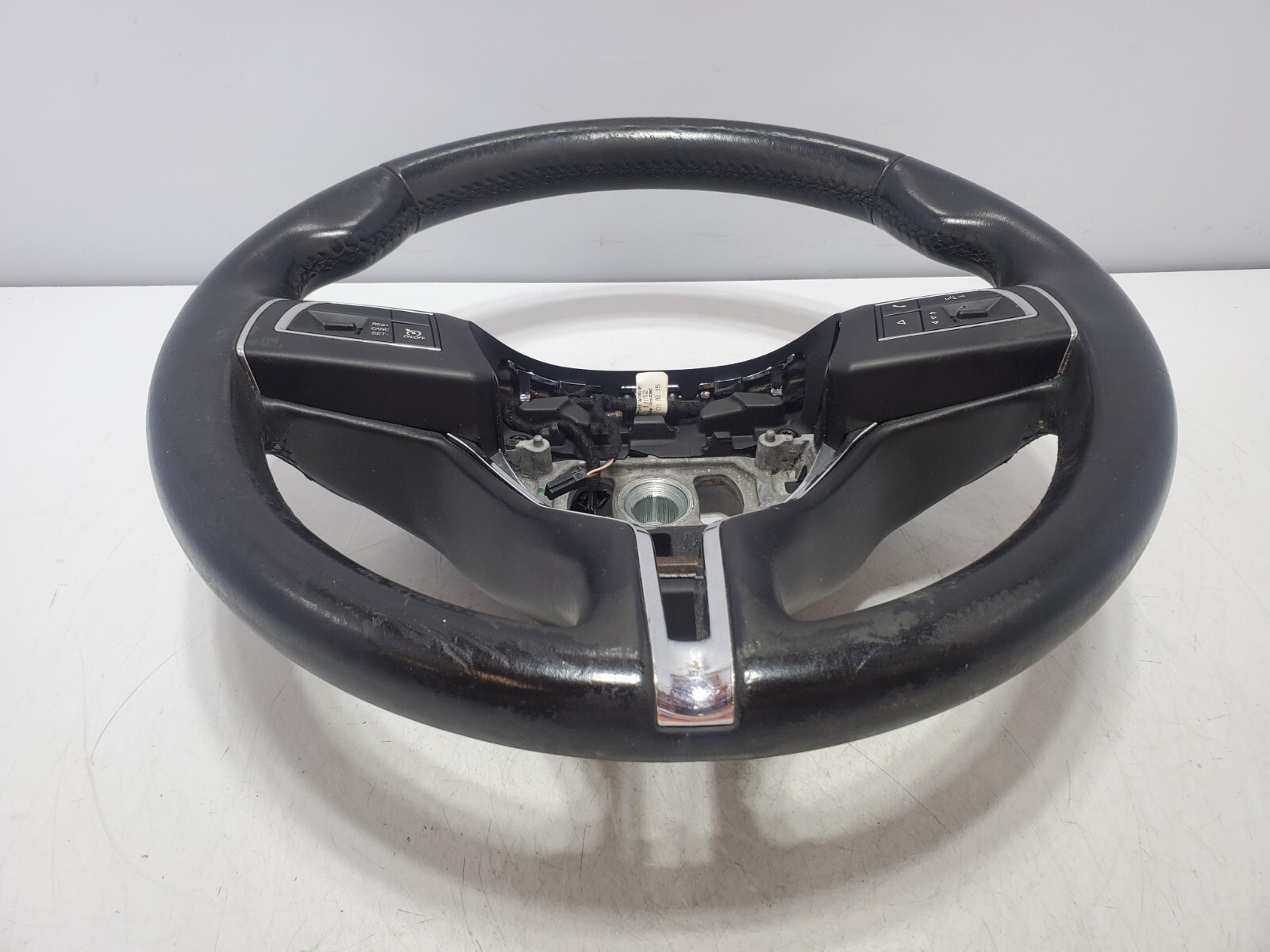 ✅14-17 OEM Maserati Ghibli Leather Driver Steering Wheel Black Assembly