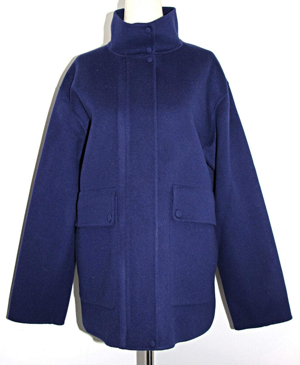 Theory Utility Coat Luxe New Divide Double-Face Wool Theory Utility Coat Luxe New Divide Double-Face Wool