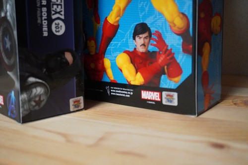 MAFEX No.165 Iron Man (Comic Ver.) & No.203 Winter Soldier Figures Medicom Toy - 第 5/6 張圖片