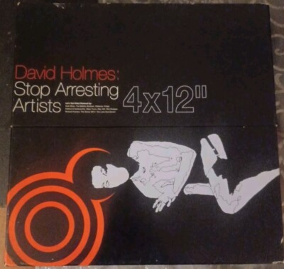 David Holmes - Stop Arresting Artists 4x 12'' Vinyl Box Set 1998. Go! Beat Record