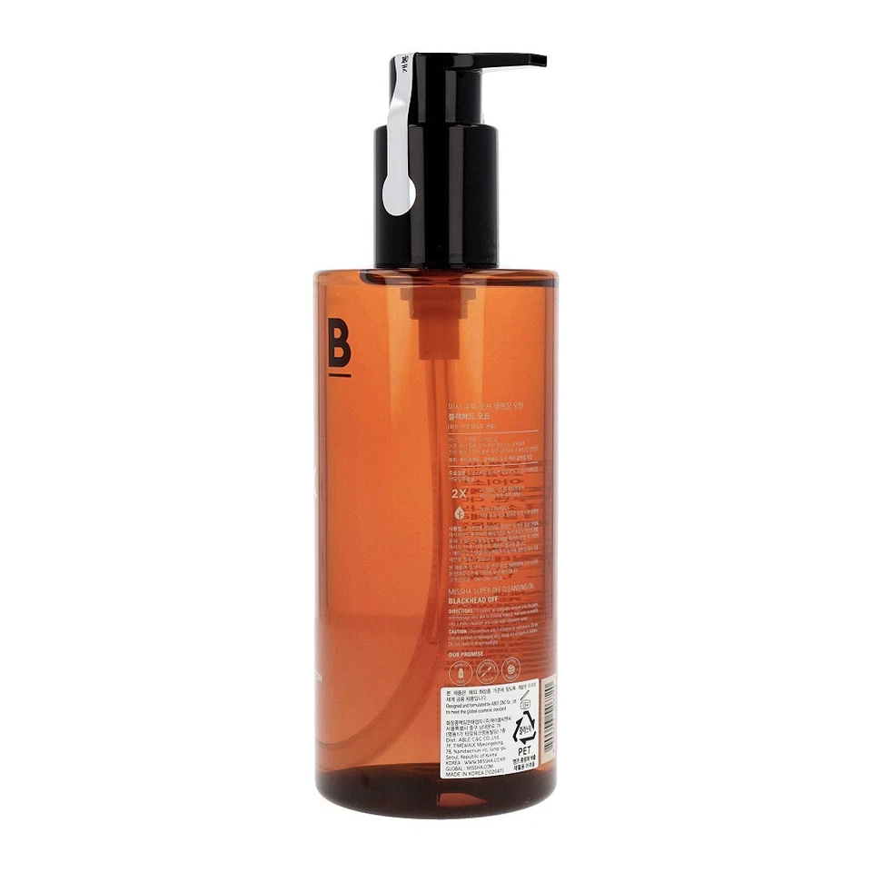 VENDEDOR DE EE. UU. MISSHA Aceite Limpiador Super Off Espinilla 305 ml Foto 2 de 4