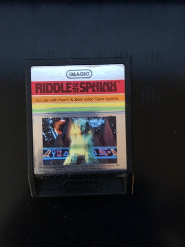 Riddle of the Sphinx - Atari 2600 - Cleaned And Tested - MYO LOT; WILL COMBINE