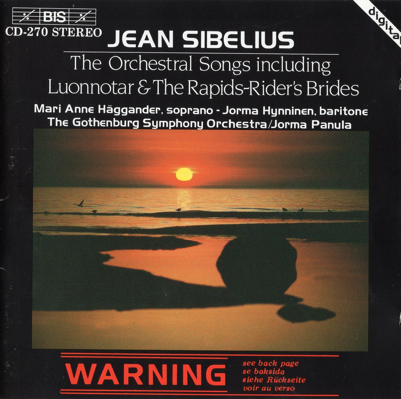 Sibelius - The Orchestral Songs