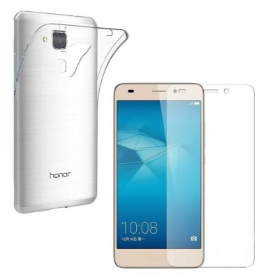 For HUAWEI GT3 / HONOR 5C / 7 LITE TEMPERED GLASS SCREEN PROTECTOR + TPU CASE