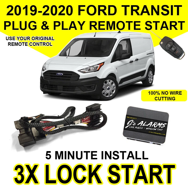2019 2020 Ford Transit Connect Remote Start Plug Play Easy 3X