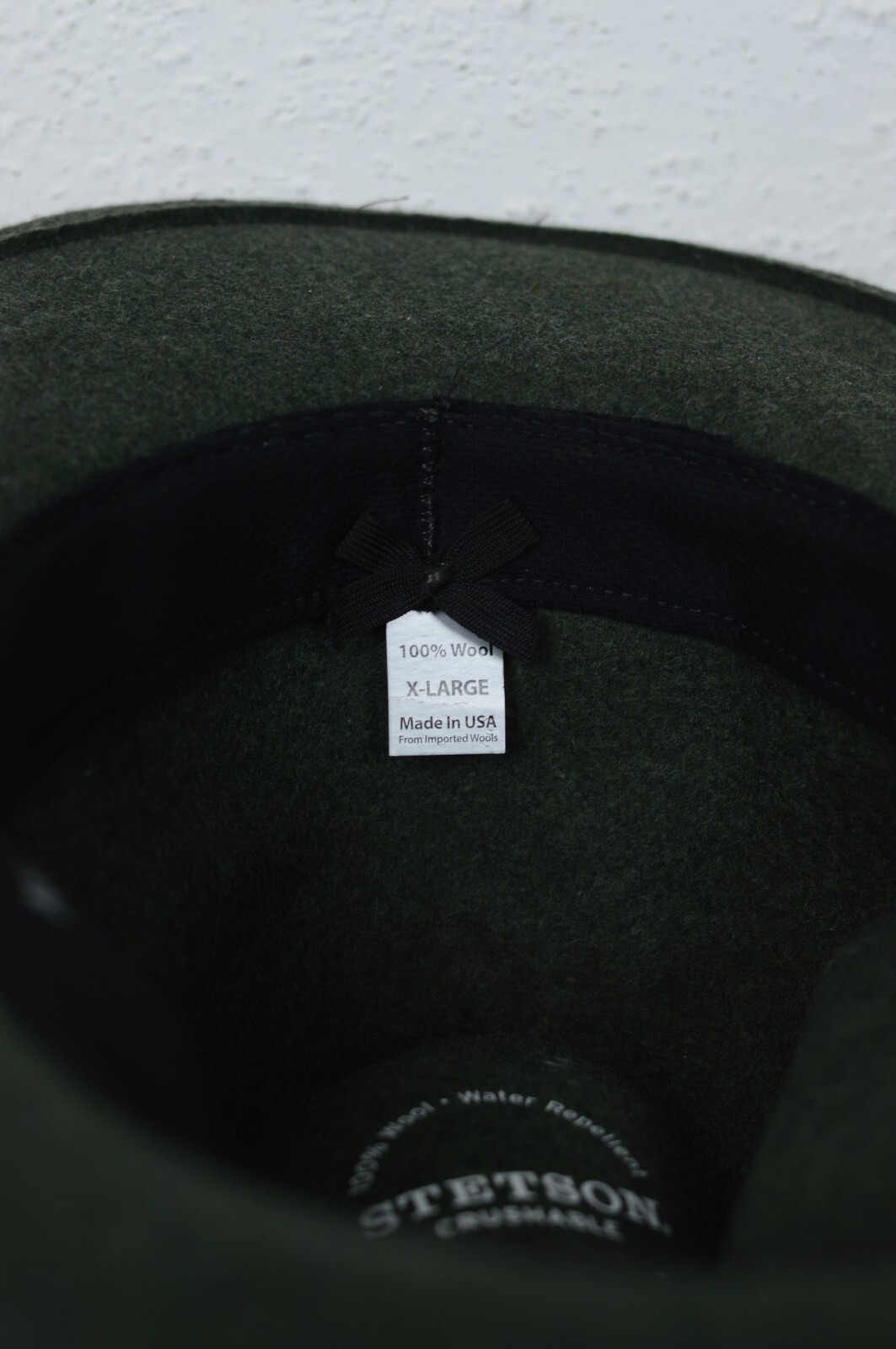 Stetson Green Western Cowboy Fedora Hat Made in USA