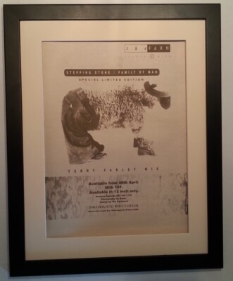 FARM*Stepping Stone*1990*ORIGINAL*POSTER*AD*QUALITY*FRAMED*FAST WORLD SHIP