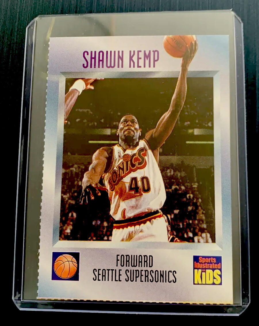 SHAWN KEMP Rare 1996 Seattle Supersonics #514 NBA Sports Illustrated for Kids SI | eBay SHAWN KEMP Rare 1996 Seattle Supersonics #514 NBA Sports Illustrated for Kids SI | eBay