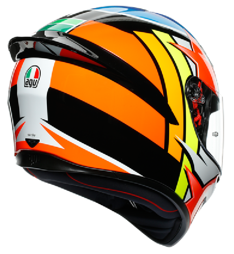 Casco integrale moto pista AGV K1 REPLICA RODRIGO - Picture 4 of 5
