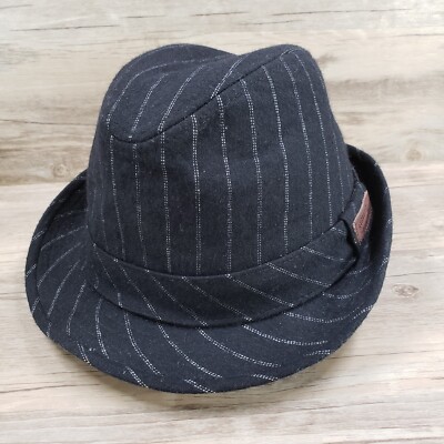 Signature Levi Strauss Hat Cap Fedora Pinstripe OSFM