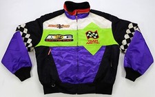 Rare Vtg Thinsulate Team Arctic Cat Factory Racing Color Block Zip Jacket 90s L