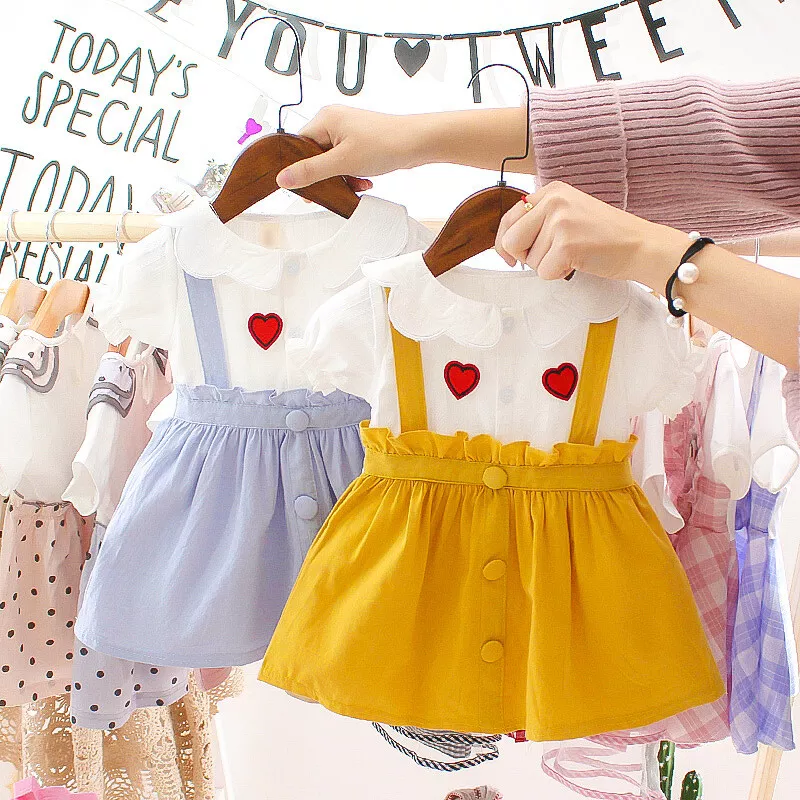 0 2 Year Summer Fashion Baby Dresses Kid Girls Cotton Dress