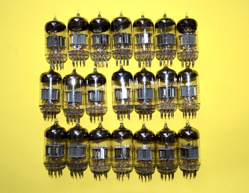 24x 6N23P = E88CC 6DJ8 6922 Triode GETESTET Rohr SILBER SCHILDE NEU & Sl. gebraucht 80er - Bild 2 von 6