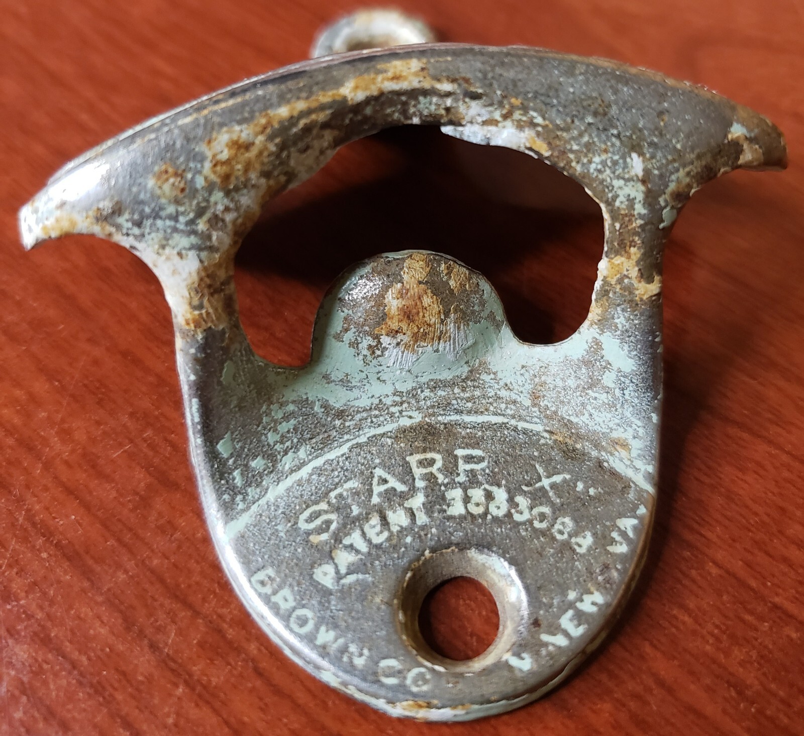 Coca Cola Bottle Opener Starr X Cast Iron 2333088 Patent Vintage USA 2