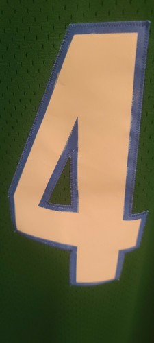 Maglia vintage NBA Reebok Dallas Mavericks Michael Finley uomo XL cucita verde 4 - Foto 8 di 8