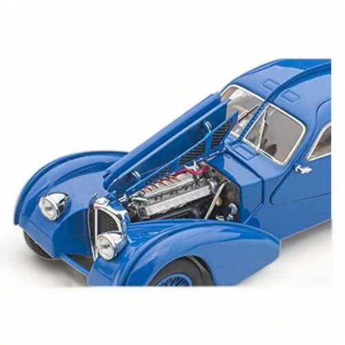 Modellino auto in scala 1/43 pressofuso Bugatti Type 57SC Atlantic Blue AutoArt - Foto 6 di 12