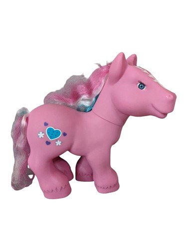 LARGE VINTAGE MY LITTLE PONY FAKIE CABBAGE PATCH PINK HEART PONY TOY - Picture 3 of 8