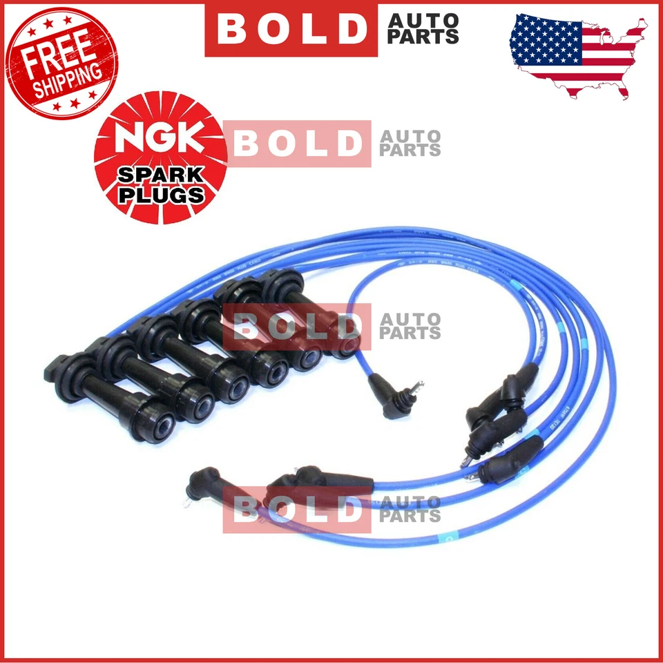 Комплект свечей зажигания NGK TE120 комплект проводов для Lexus GS300 SC300 Toyota Supra 3,0 л L6 - Изображение 2 из 4