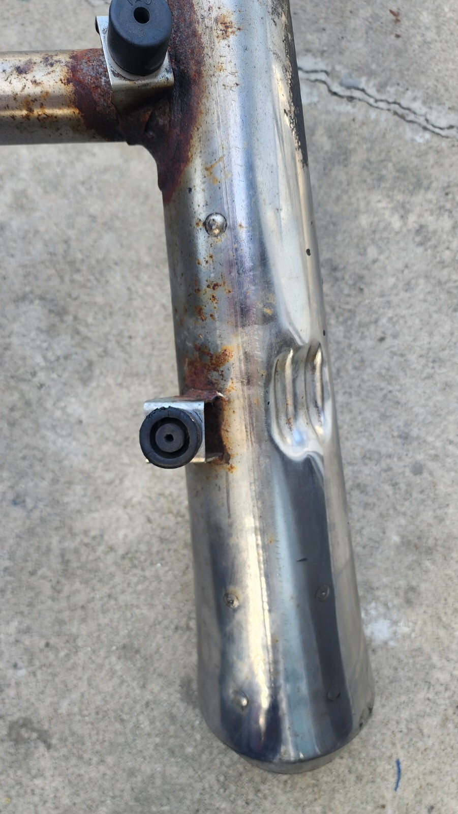 1978 Yamaha XS 1100 Special XS1100 left muffler exhaust pipe eBay