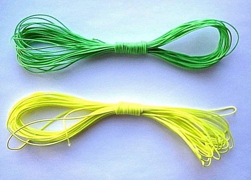 CORDON DYNEEMA, 1,3 mm. JAUNE FLUORESCENT OU VERT. TENTE, CAMPING, GUY LINE, BÂCHE - Photo 1/11