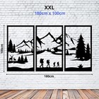 Berge Wanddeko , Bilder 3D, Wandbilder für wohnzimmer und schlafzimmer