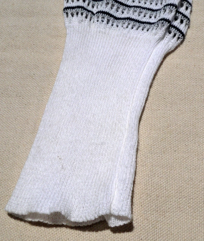 VOLCOM Women's Cardigan Cotton Stretchy Knit White Black Stripes Summer XS  - Image 4 of 4