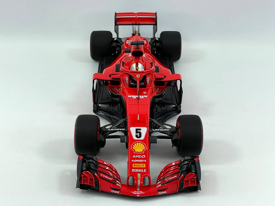 Ferrari F1 SF71H #5 Sebastian Vettel Canada 2018 50th Win 1:18 BBR BBR181805CAN - Image 3 of 4