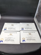 Chevrolet Truck Sales Honor Club Dealership Original X4