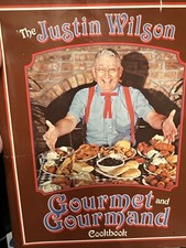 Vintage 1984 Justin Wilson Gourmet and Gourmand Cookbook 128 Pages