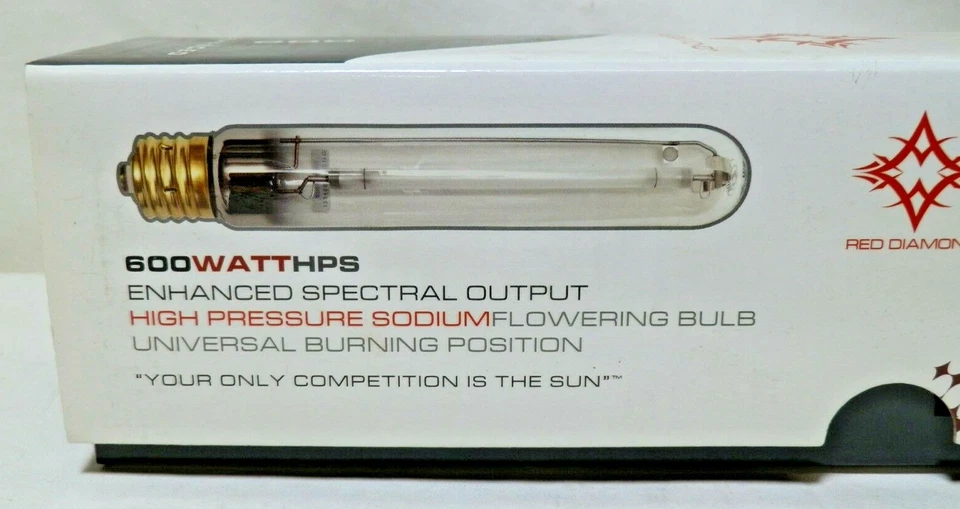 Baddass 600 Watt HPS Enhanced Spectral Output Flowering Grow Light-Red Diamond - Image 3 of 4