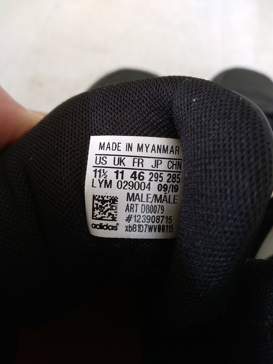 Adidas Men's LYM 029004 Running Shoe Black Red White Size