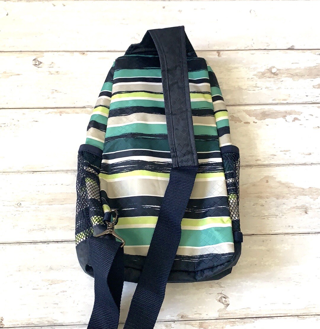 thirty-one Faux Leather Backpack with Striped Top Handle & adjustable straps 71yf72JMcJL._AC_SY350_QL65_.jpg main image 2