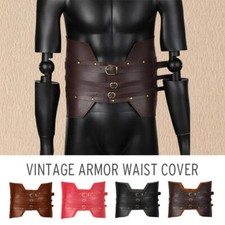 Medieval Leather Wide Belt Vintage Knight Medieval Costume Cosplay Accessorie