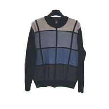 Vintage Dockers Color block Sweater Size XL Blue Pullover Oversized Grandpa