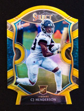 2020 Panini Select - CJ Henderson - Rookie Concourse Level Gold Prizm SSP 5/10