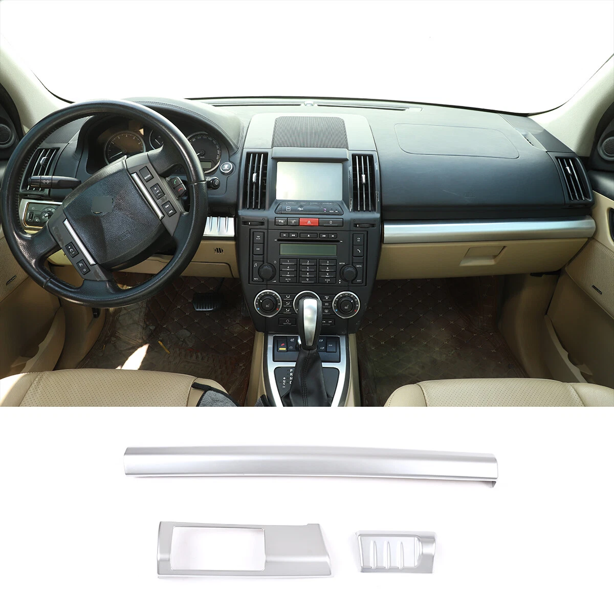 Dashboard Console Decoration Cover Trim For Land Rover Freelander