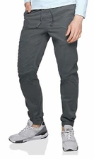 Match Men's Loose Fit Chino Jogger Pant, XL/34, Dark Gray