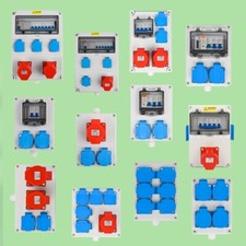 Baustromverteiler Wandverteiler Schuko CEE Steckdose Stromverteiler 16A 32A DE