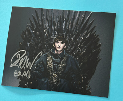 Isaac Hempstead Wright   -   Game of Thrones  -  signed, original Autogramm !!!