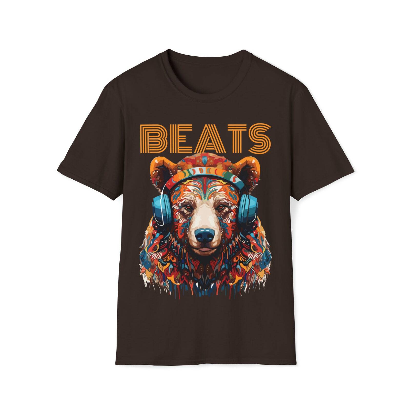 Bear Music tshirt gift for him tshirt gift for her dad tshirt mom tshirt Music t